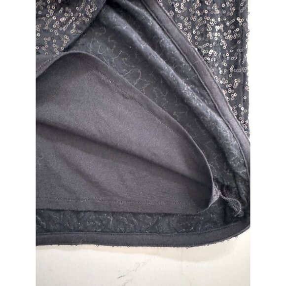 Victoria’s Secret Mini Dress Size Medium Black Sequin Supermodel Essentials $98 - Picture 10 of 13